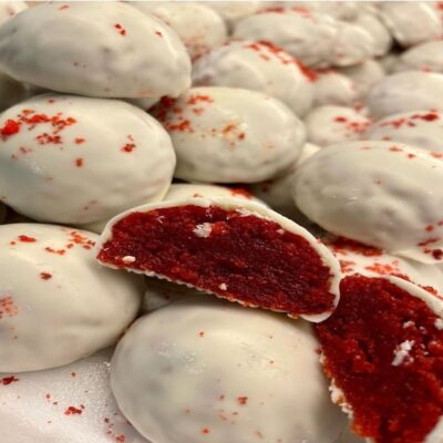Μελομακάρονα red velvet